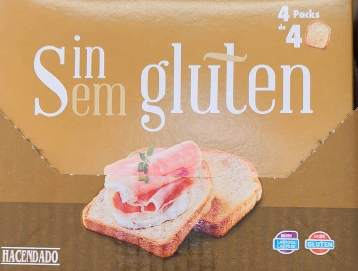 Pan tostado sin gluten y sin lactosa