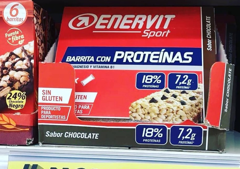 Barritas con proteínas