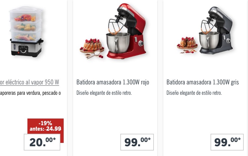 Artículos de cocina de Lidl