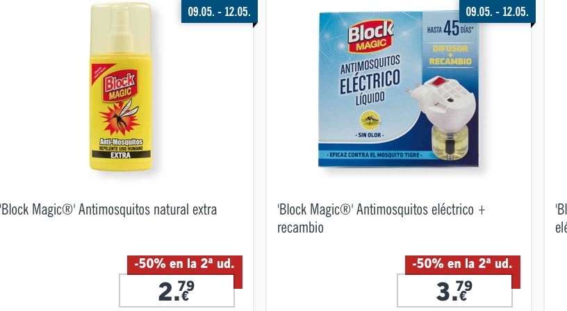 Productos anti-mosquitos