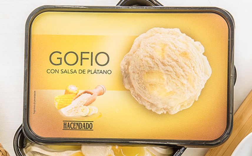 Helado de Gofio