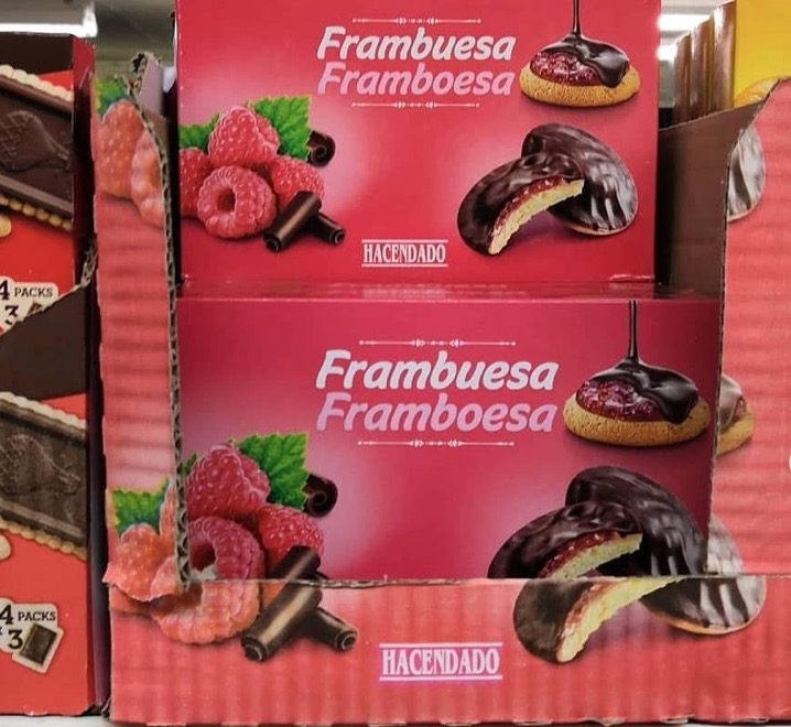 Galletas de frambuesa Hacendado