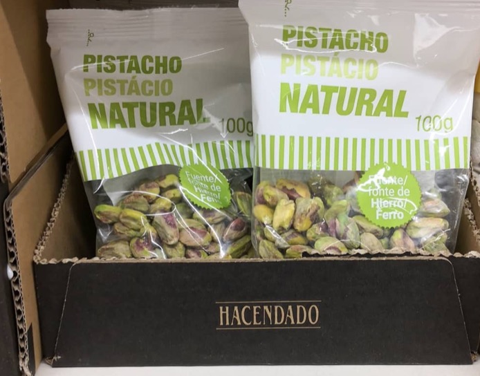 Pistachos pelados