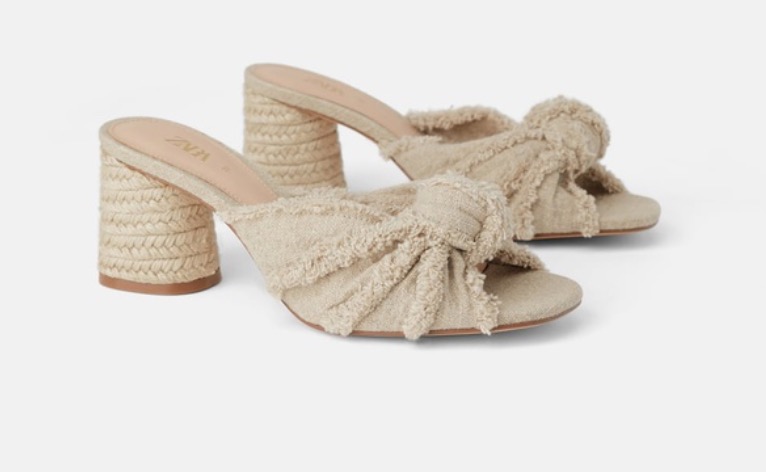 Sandalias de Yute de Zara