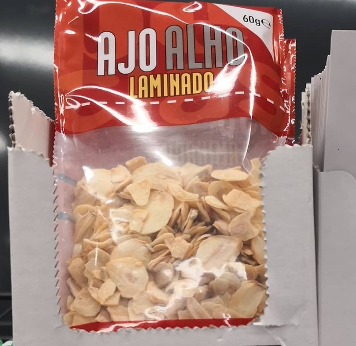 Ajo laminado de Mercadona