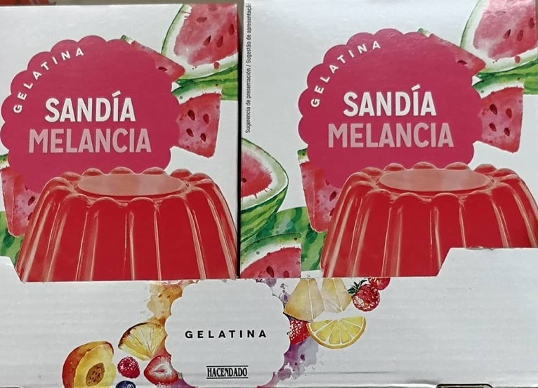 Gelatina de Sandia Mercadona