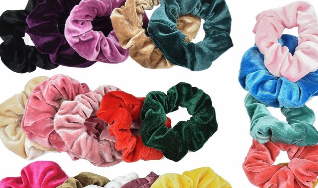 18 scrunchies de diferentes estampados disponibles enAmazonpor10,89 euros