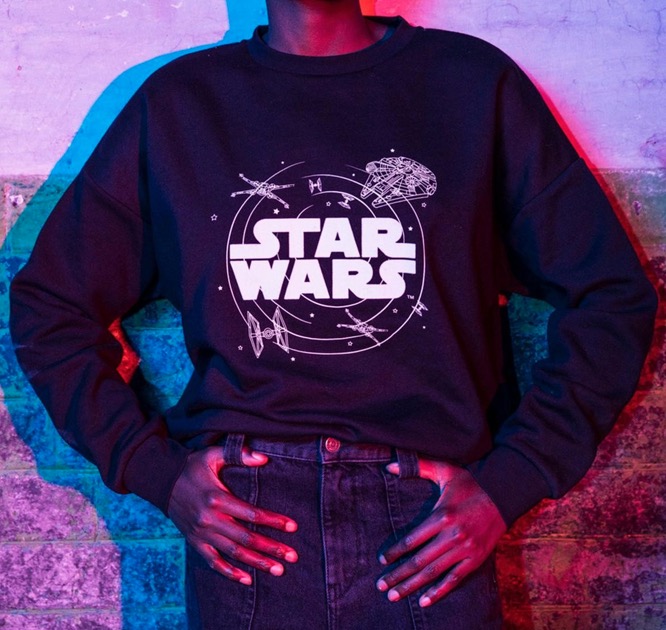 Sudadera negra de Star Wars en Primarkpor 14 euros.