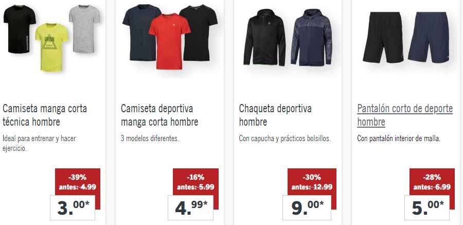 Productos deportivos hombre