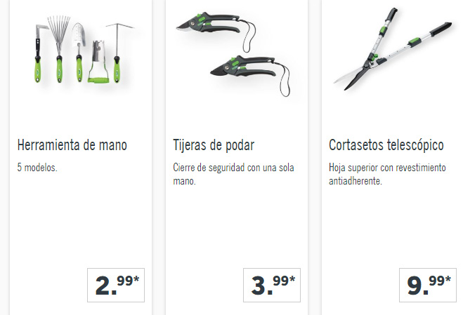 Ofertas Lidl jardín