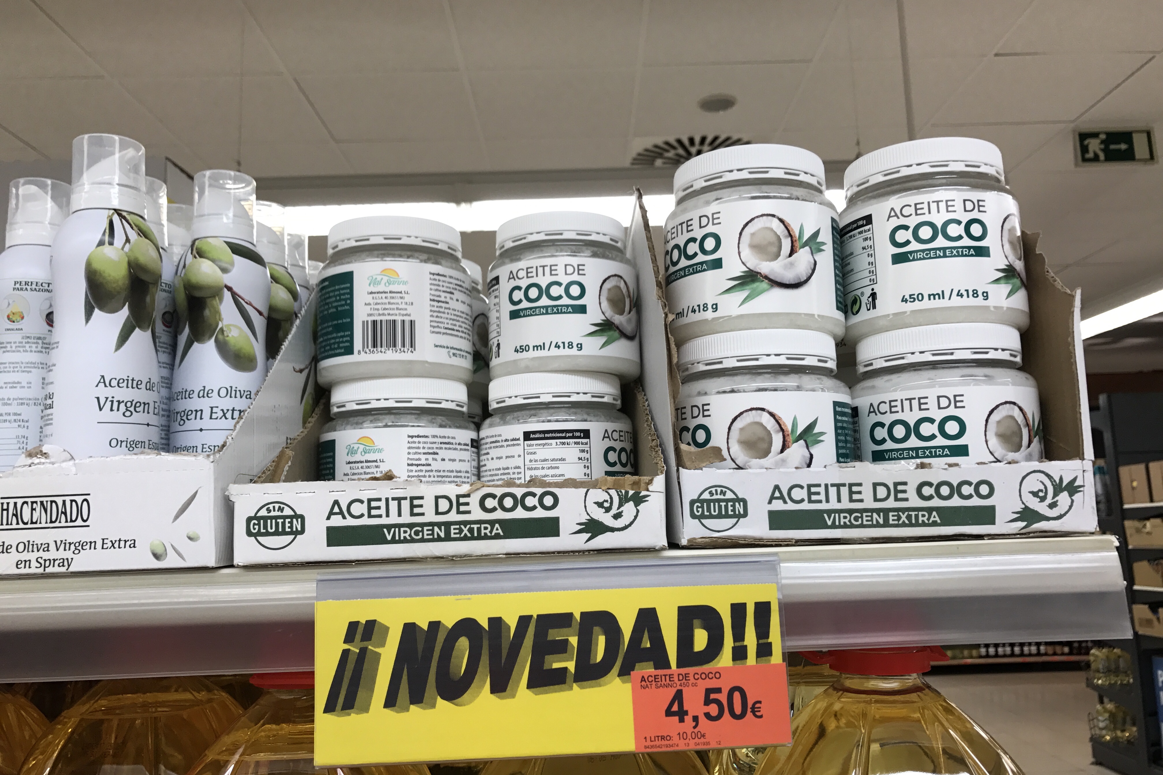 Aceite de Coco Mercadona