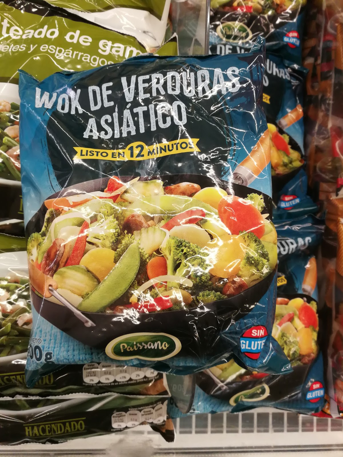 Wok de verduras asiático