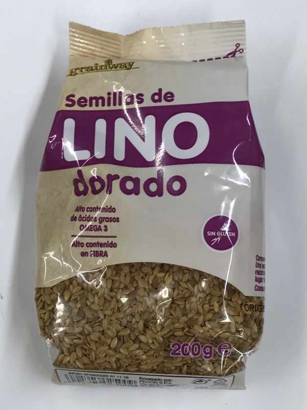 Semillas de lino dorado