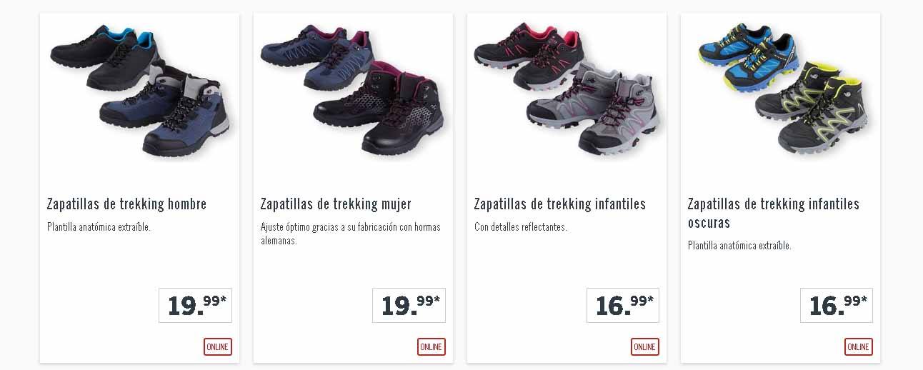 Zapatillas trekking Lidl