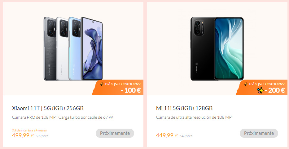 Ofertas Xiaomi San Valentín