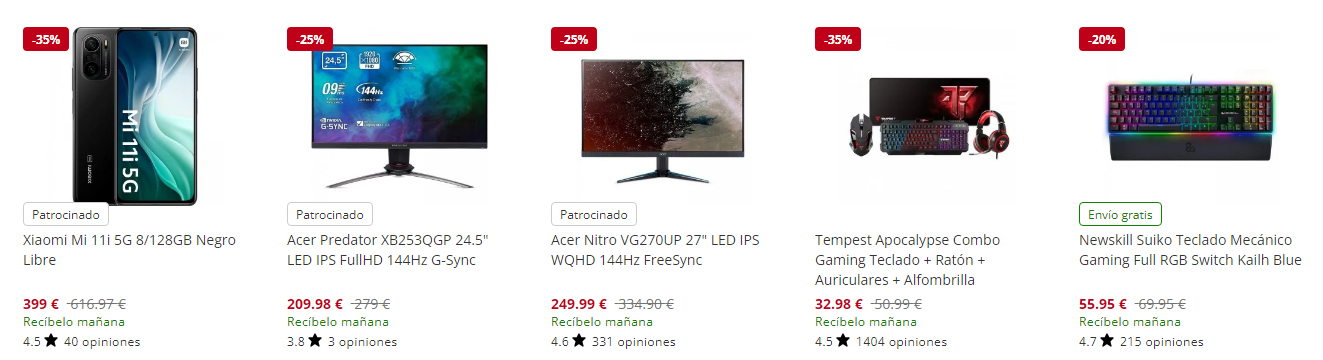 Ofertas aniversario PCComponentes