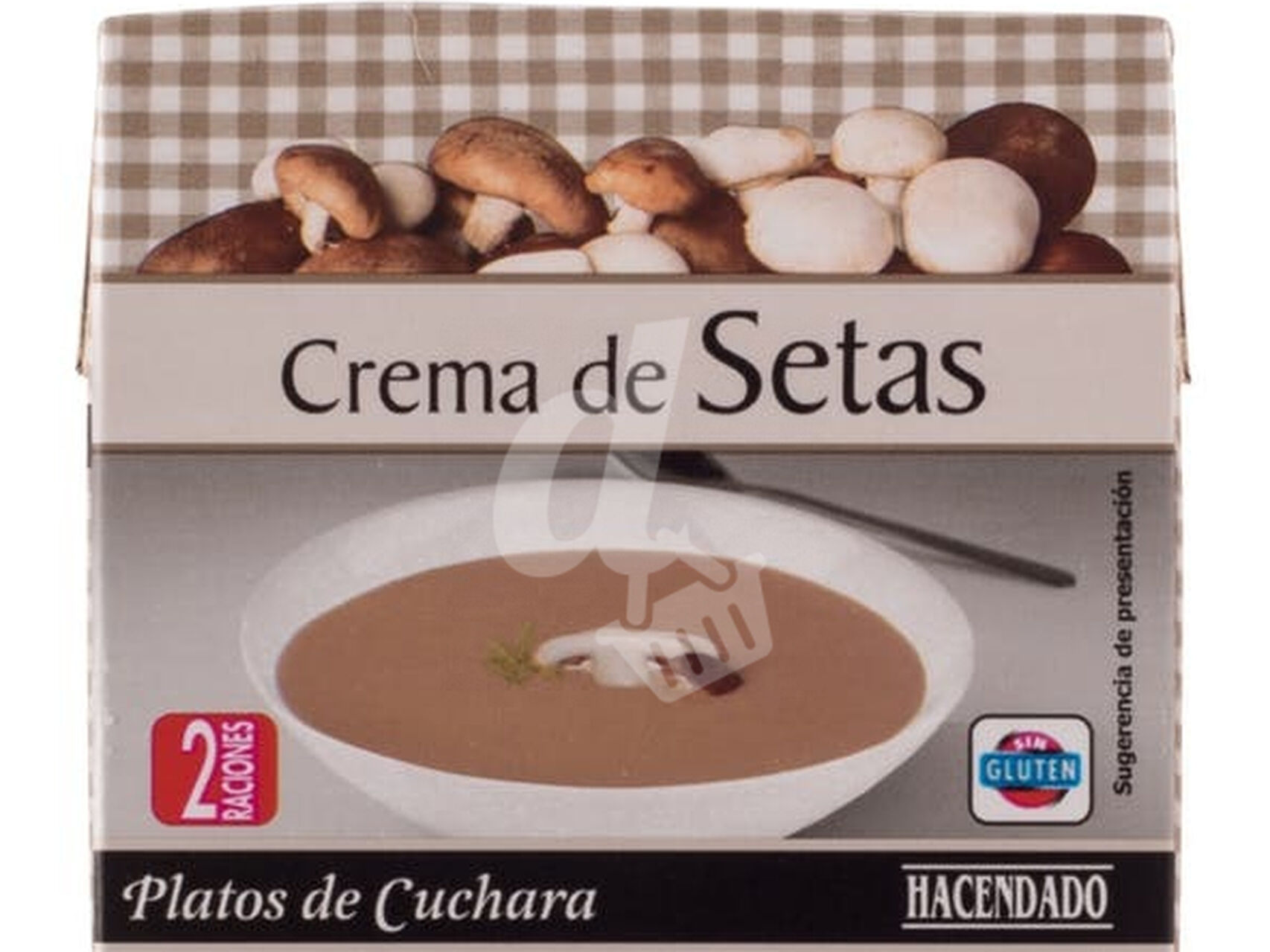 Crema de setas de Hacendado