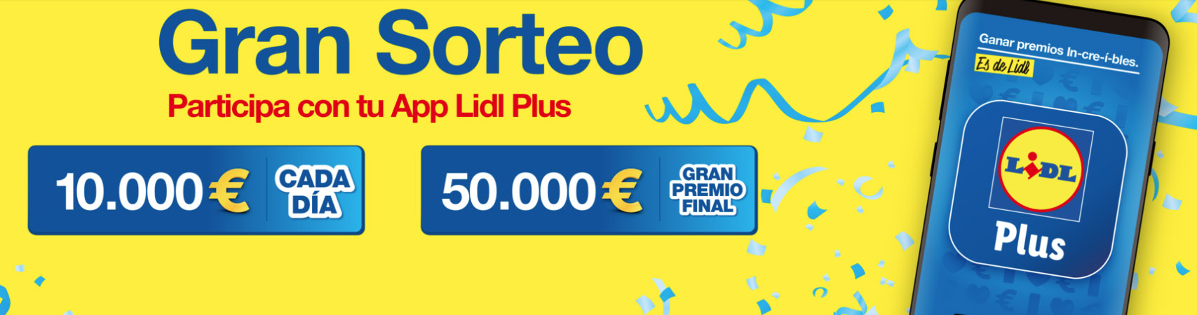 Sorteo Lidl Plus