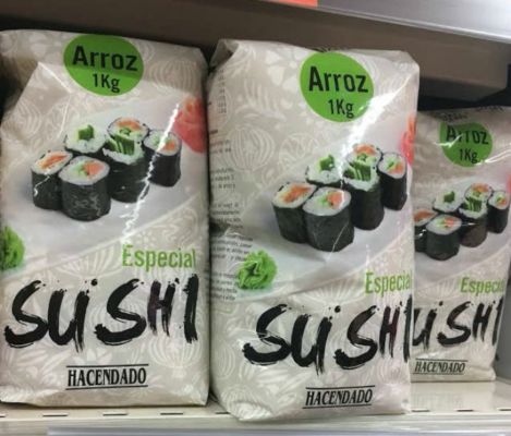 Arroz para hacer sushi