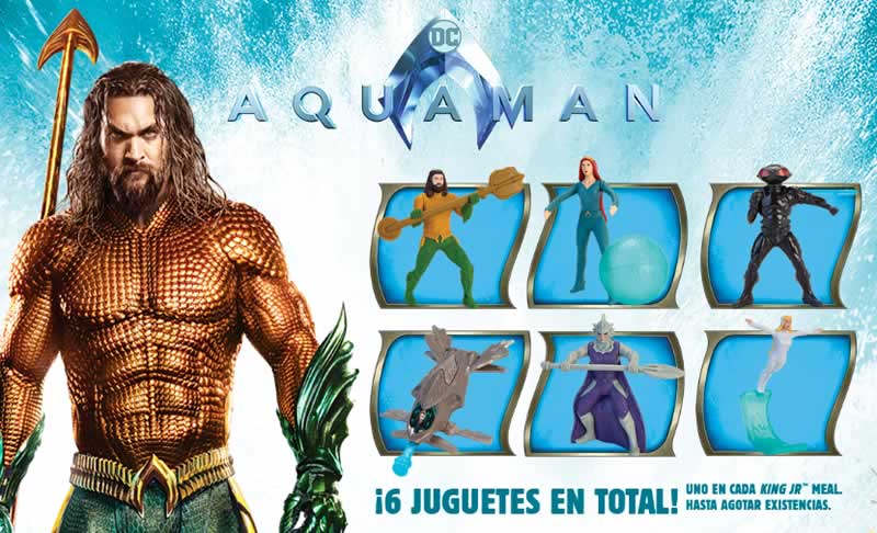 Promoción Aquaman Burger King