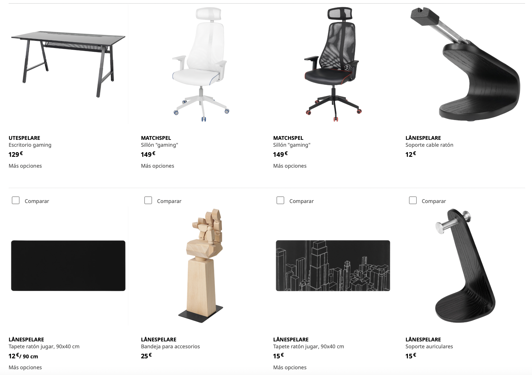 Catalogo gamer Ikea 