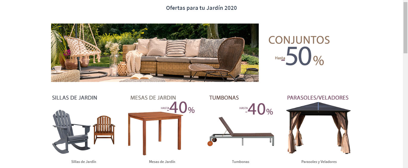 Carrefour ofertas jardín