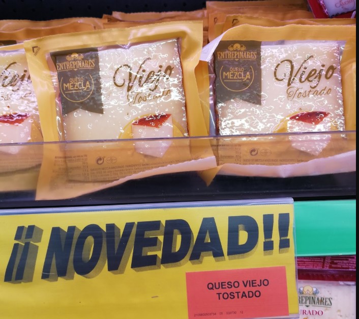 cuñas de queso Entrepinares