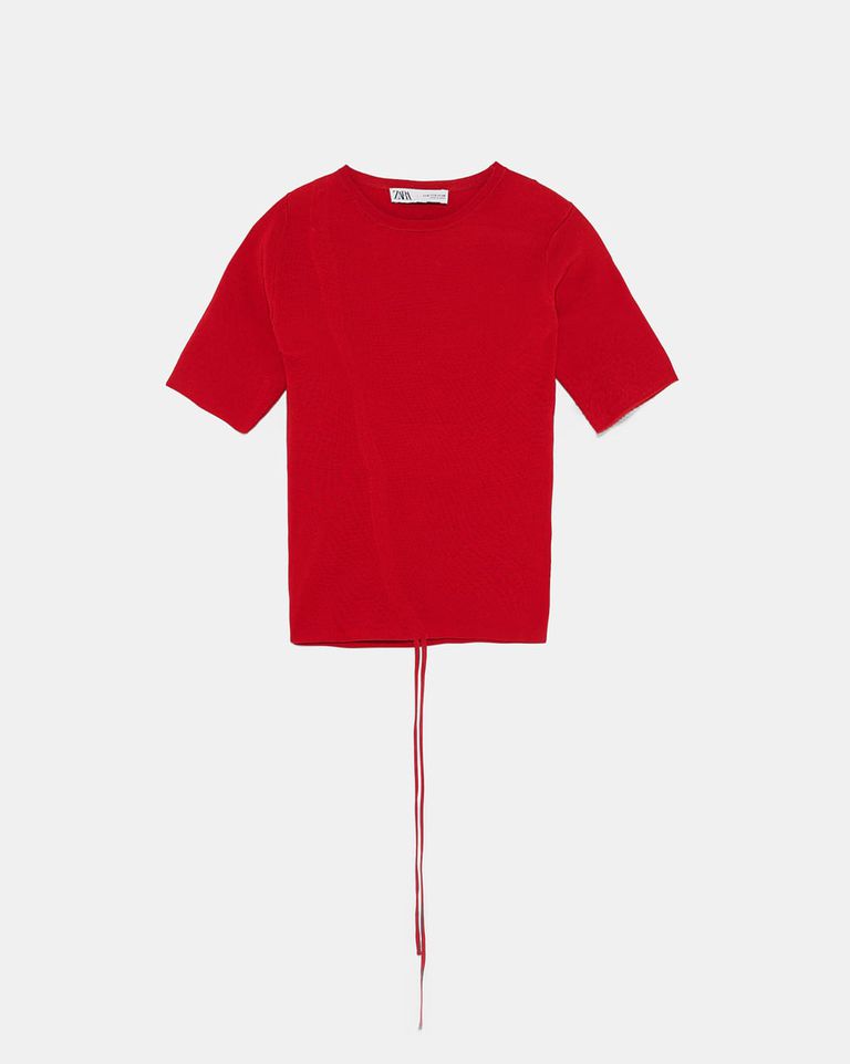 Camiseta roja de Zara