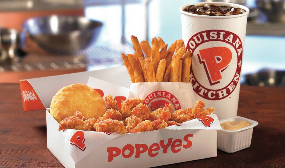 Popeyes y su pollo frito