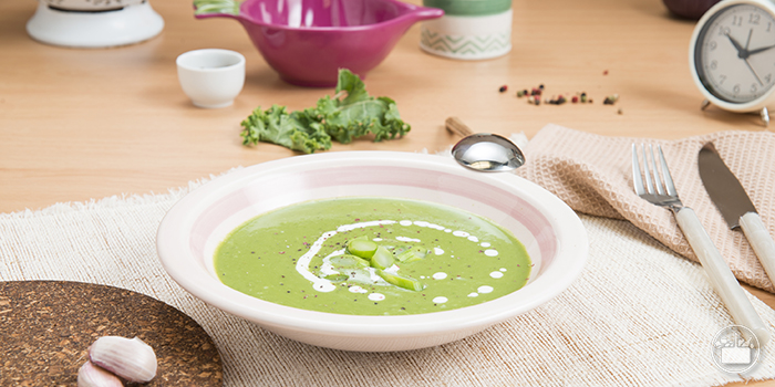 Sopa de Bimi, Kale y Lechuga