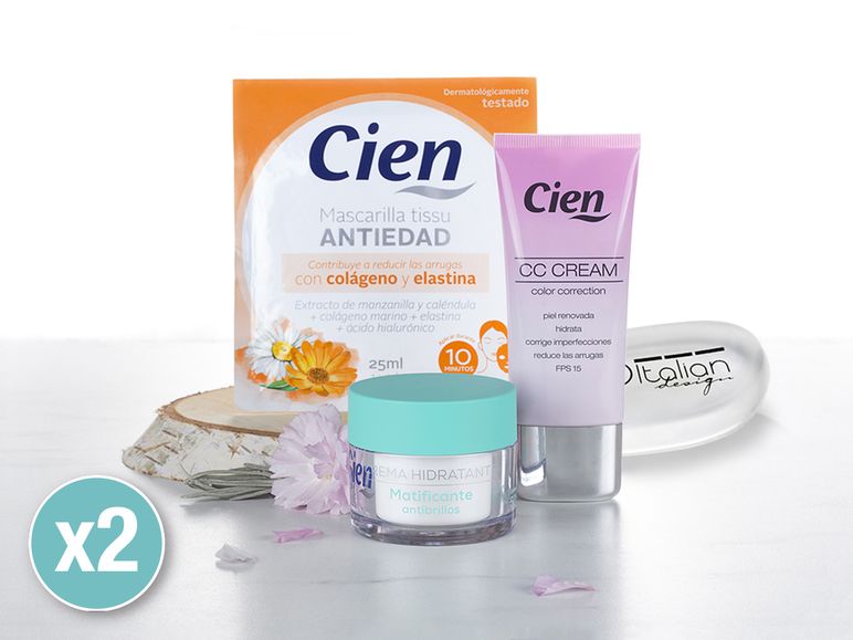 Pack CIEN hidratante 2x1 por 9,99 euros.