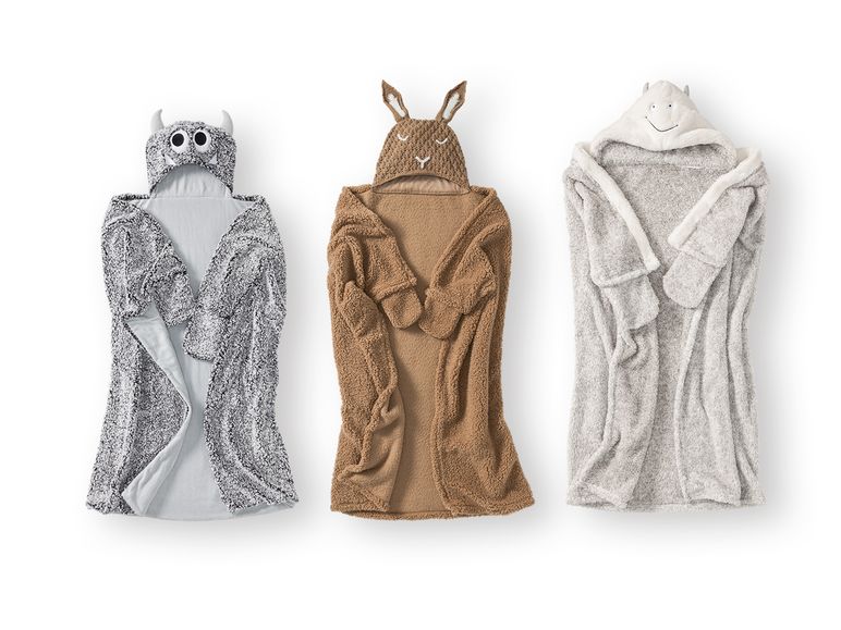 Tres diseños disponibles del nuevo poncho de Lidl