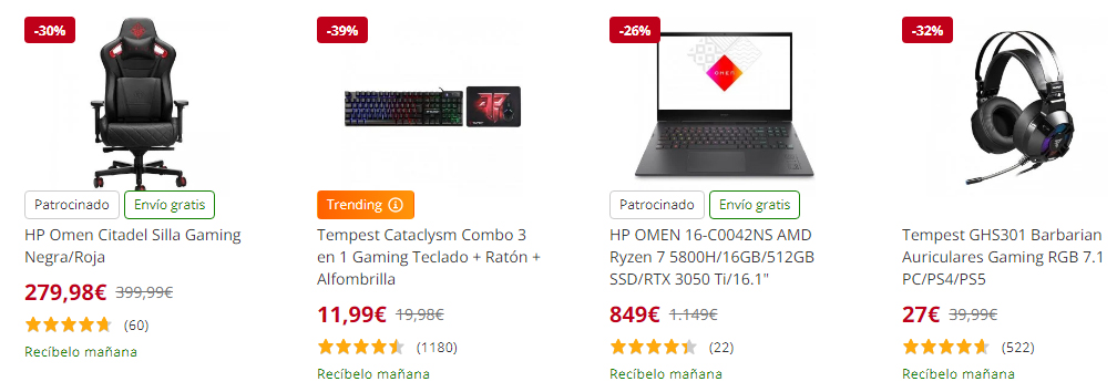 Productos en oferta PC Componentes