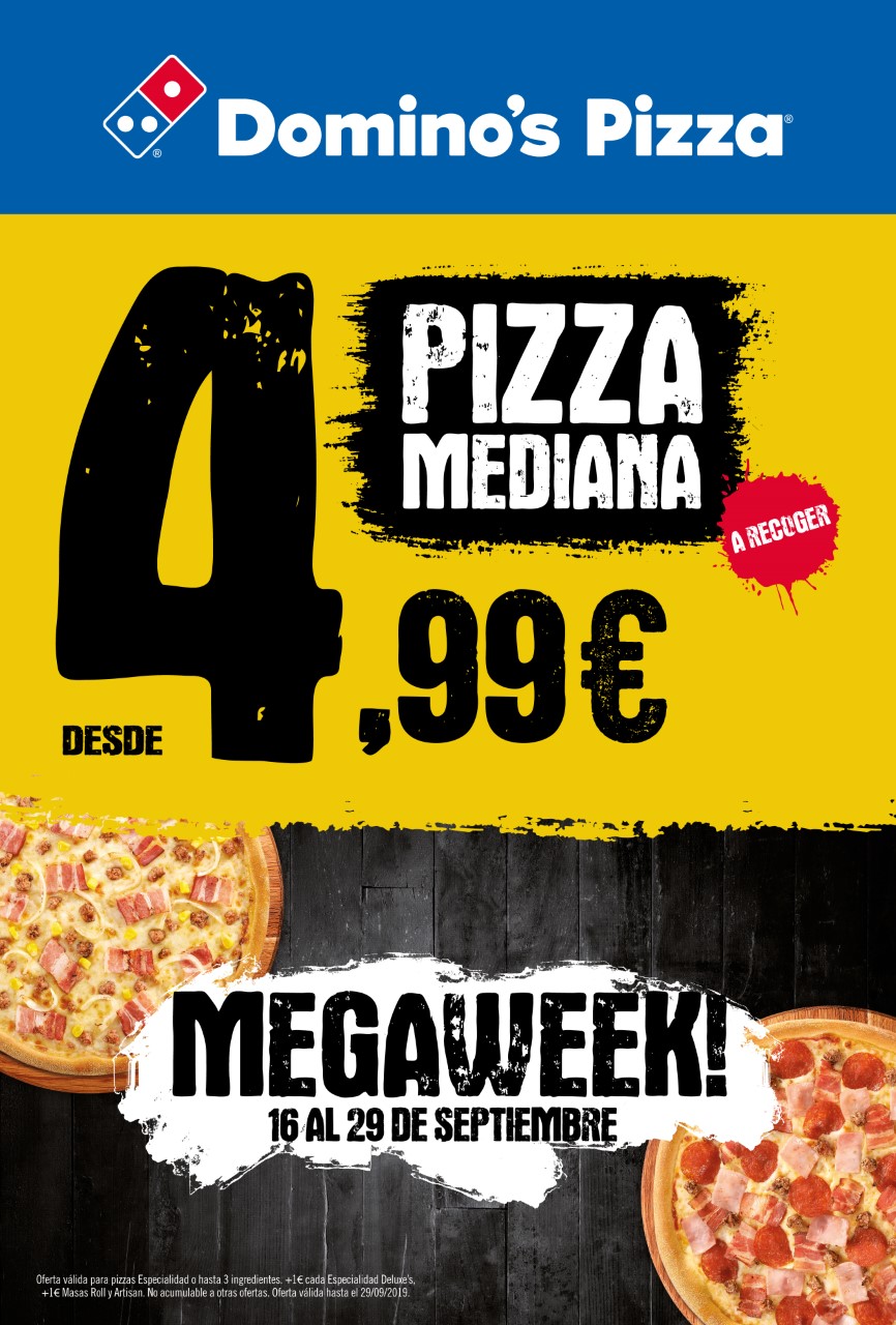 Convertir té fondo de pantalla Pizzas a mitad de precio: la 'MegaWeek' de Domino's Pizza ya está aquí |  Noticias De
