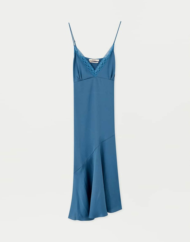 Vestido lencero de Pull&Bear