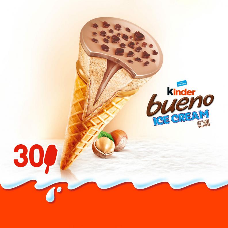 Helados de Kinder Bueno