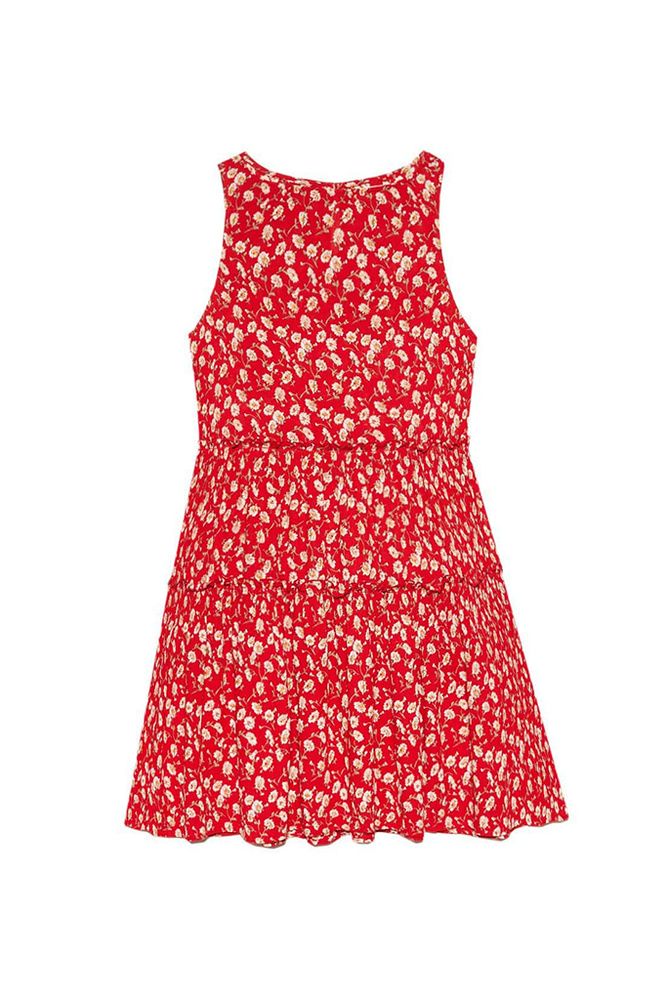 Vestido flores Stradivarius