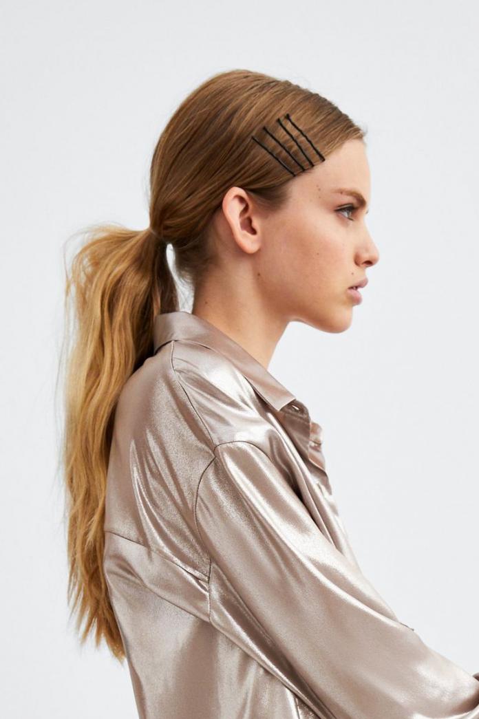 Peinado de una modelo de Zara