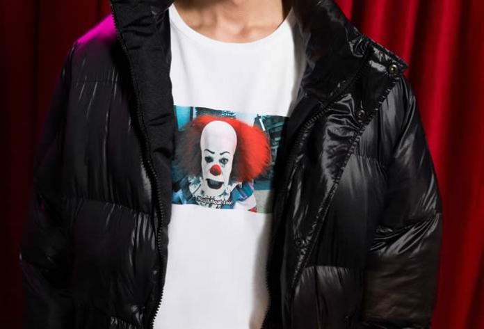 Imagen de campaña de Bershka con el payaso de IT
