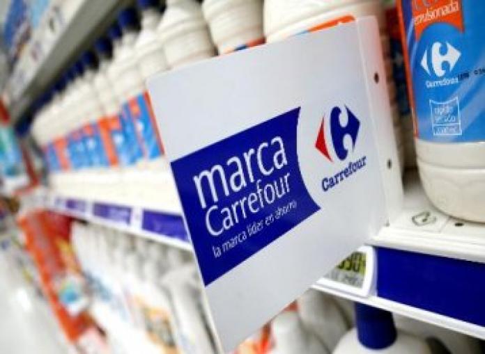Etiqueta de marca blanca Carrefour