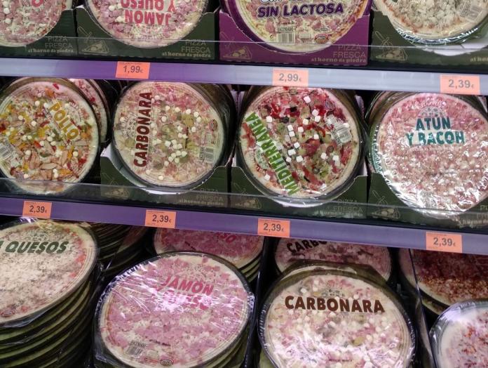 Pizzas Hacendado en los supermercados Mercadona