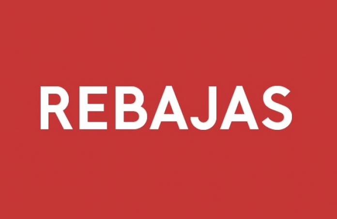 Carteles del comienzo de las rebajas