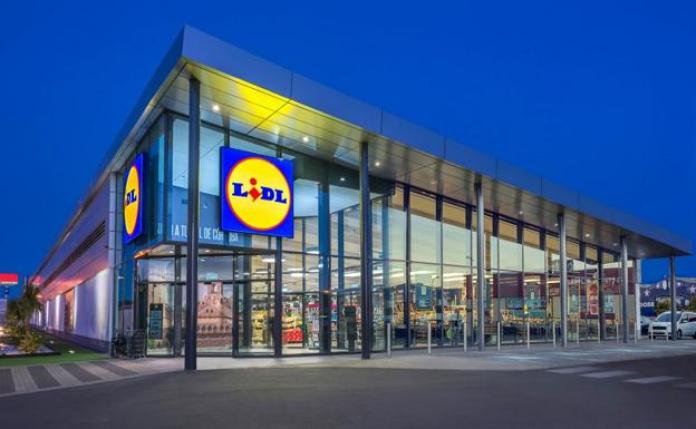Entrada de los supermercados Lidl
