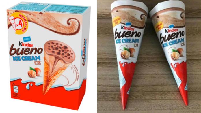 Nuevos Helados de Kinder Bueno