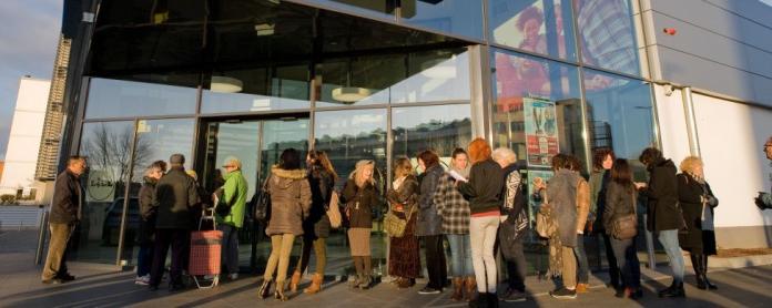 Supermercados Lidl con colas