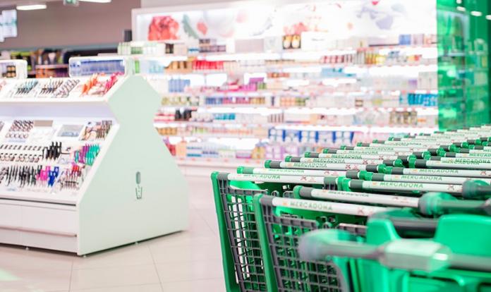 supermercados Mercadona, sección de perfumería
