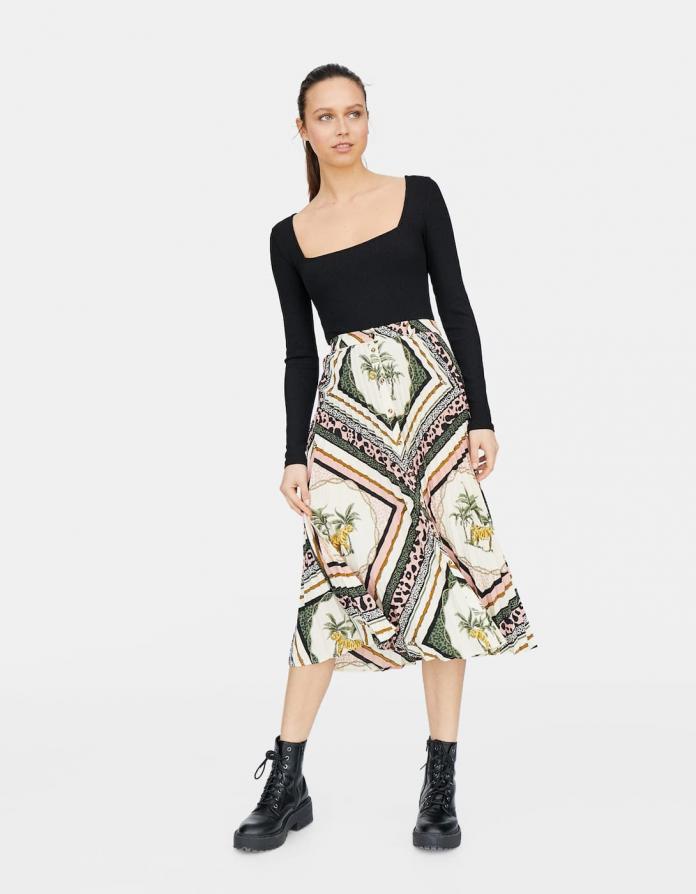 Faldas plisadas de Stradivarius