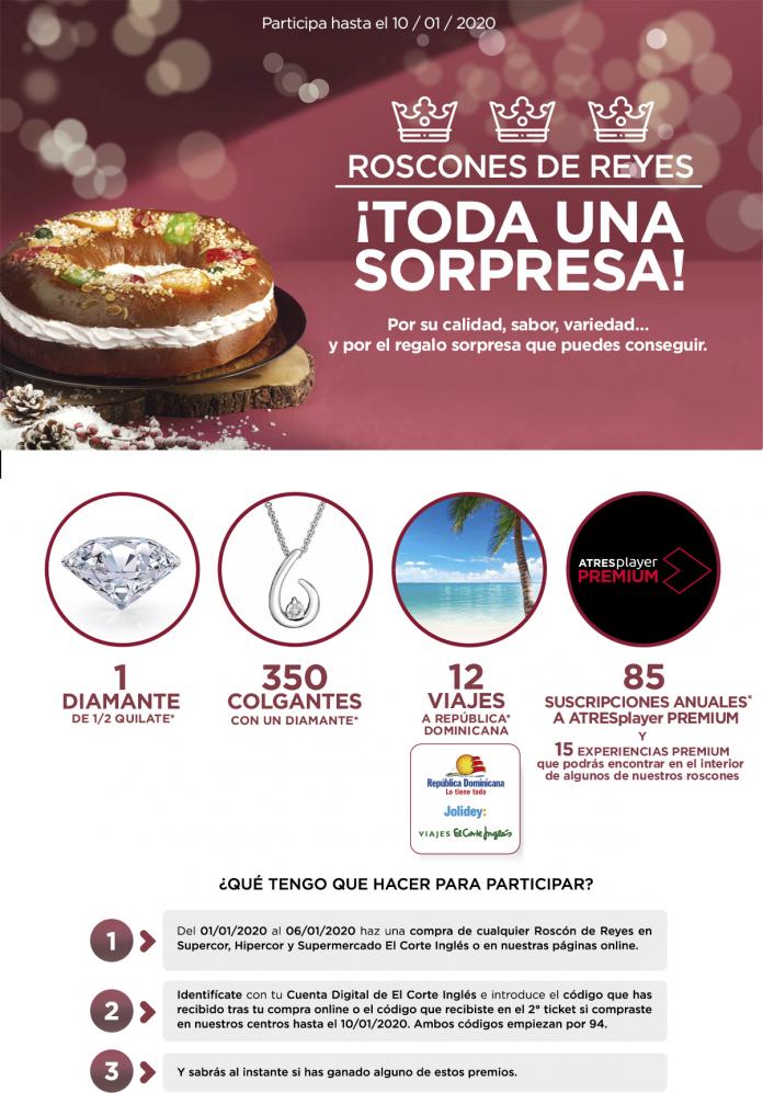 Roscones de Reyes en El Corte Inglés