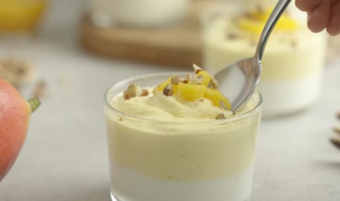 Mousse de mango en cuatro sencillos pasos