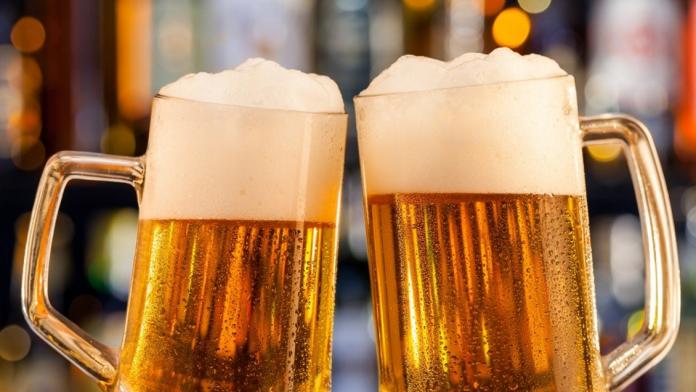 Cerveza agüita con plátano rojo en Alcampo